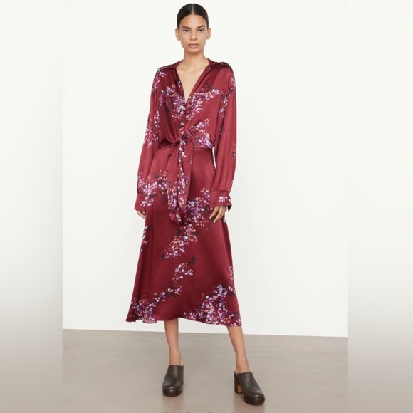 NWT Vince forsythia dress ✨ Flawless condition ♥️ - Picture 5 of 9